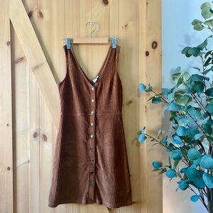 Twik brown corduroy dress.